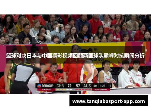 篮球对决日本与中国精彩视频回顾两国球队巅峰对抗瞬间分析